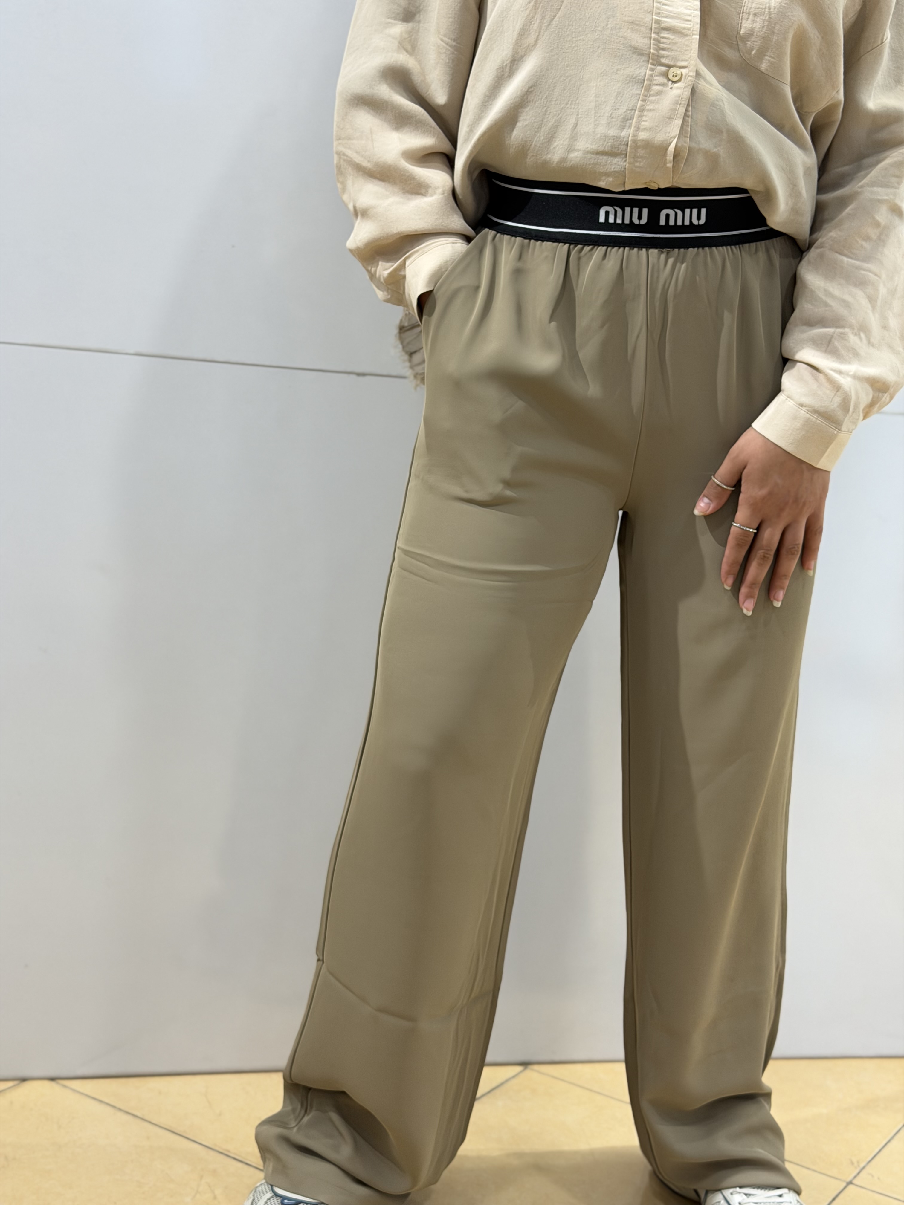 شلوار کمر miu miu